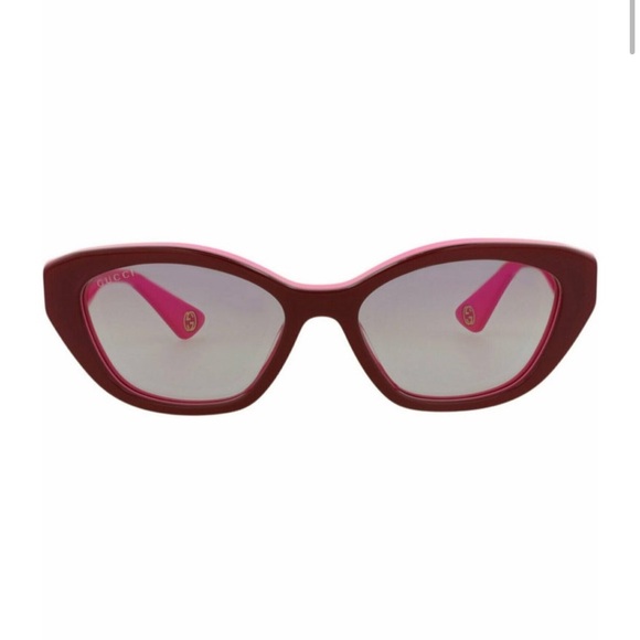 Gucci Bold Pink Cat-Eye Sunglasses - Picture 3 of 5